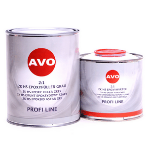 Bild von AVO 2K HS Epoxy Füller grau 1,5 Liter Set