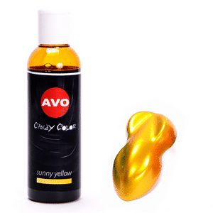 Bild von AVO Effektlack Candy Color Sunny Yellow Lasur 200ml