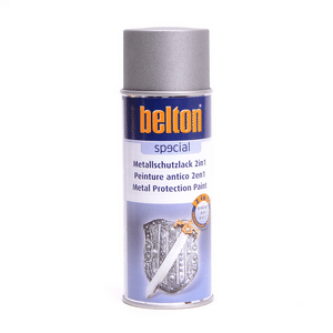 Bild von Belton Metallschutzlack 2 in 1  Eisenglimmer Silber 400ml