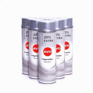 Bild von AVO Felgensilber Lackspray 6 x 500ml