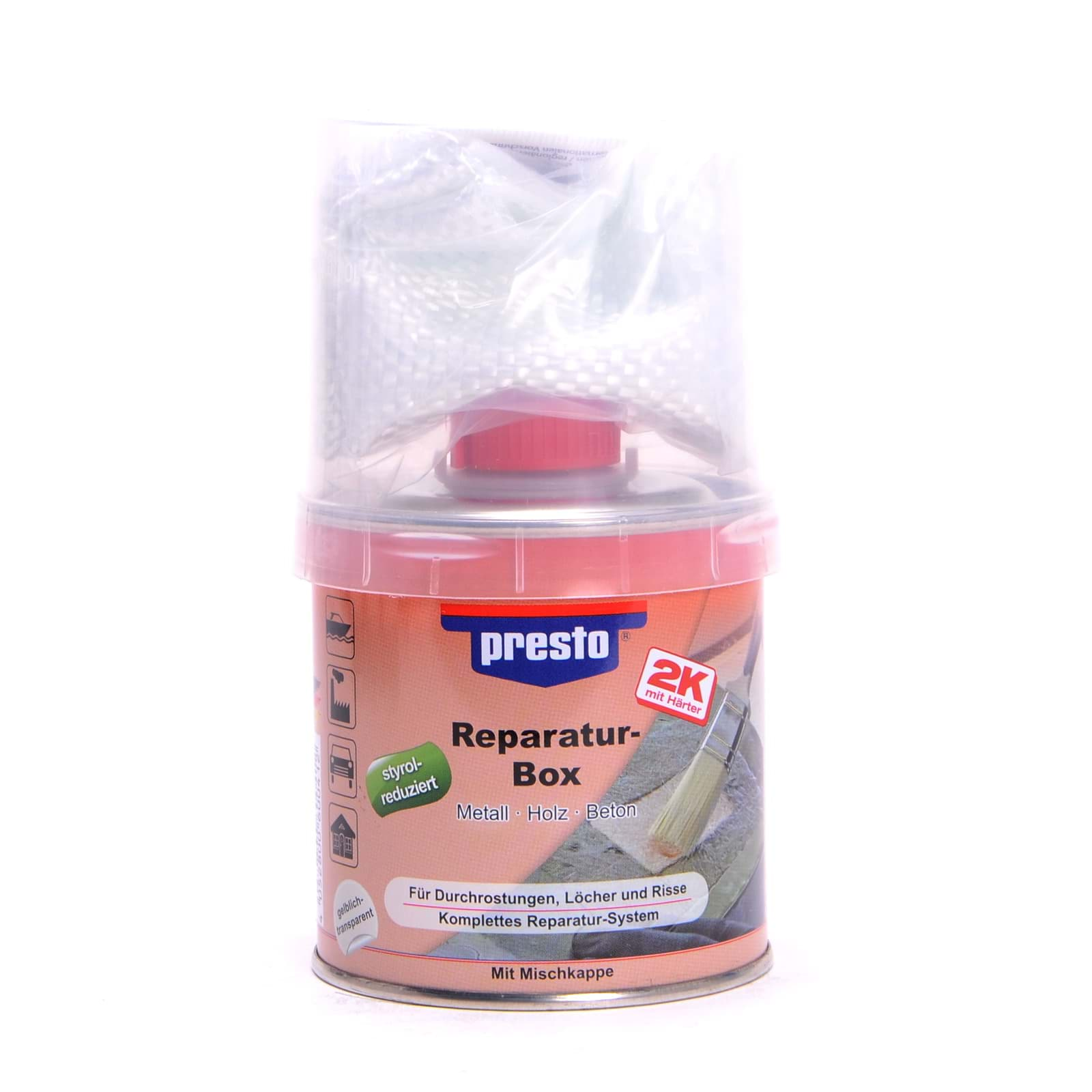 Bild von Presto Polyester-Harz Reparaturbox GFK Prestolith Special 250g