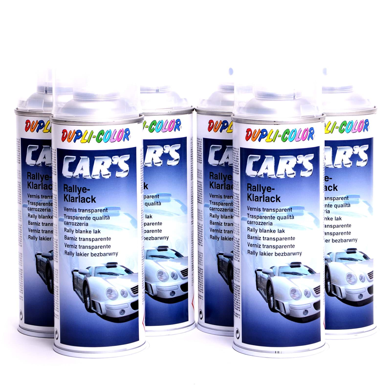 Bild von Duplicolor Cars Lackspray Klarlack glänzend 6 x 400ml 385858 