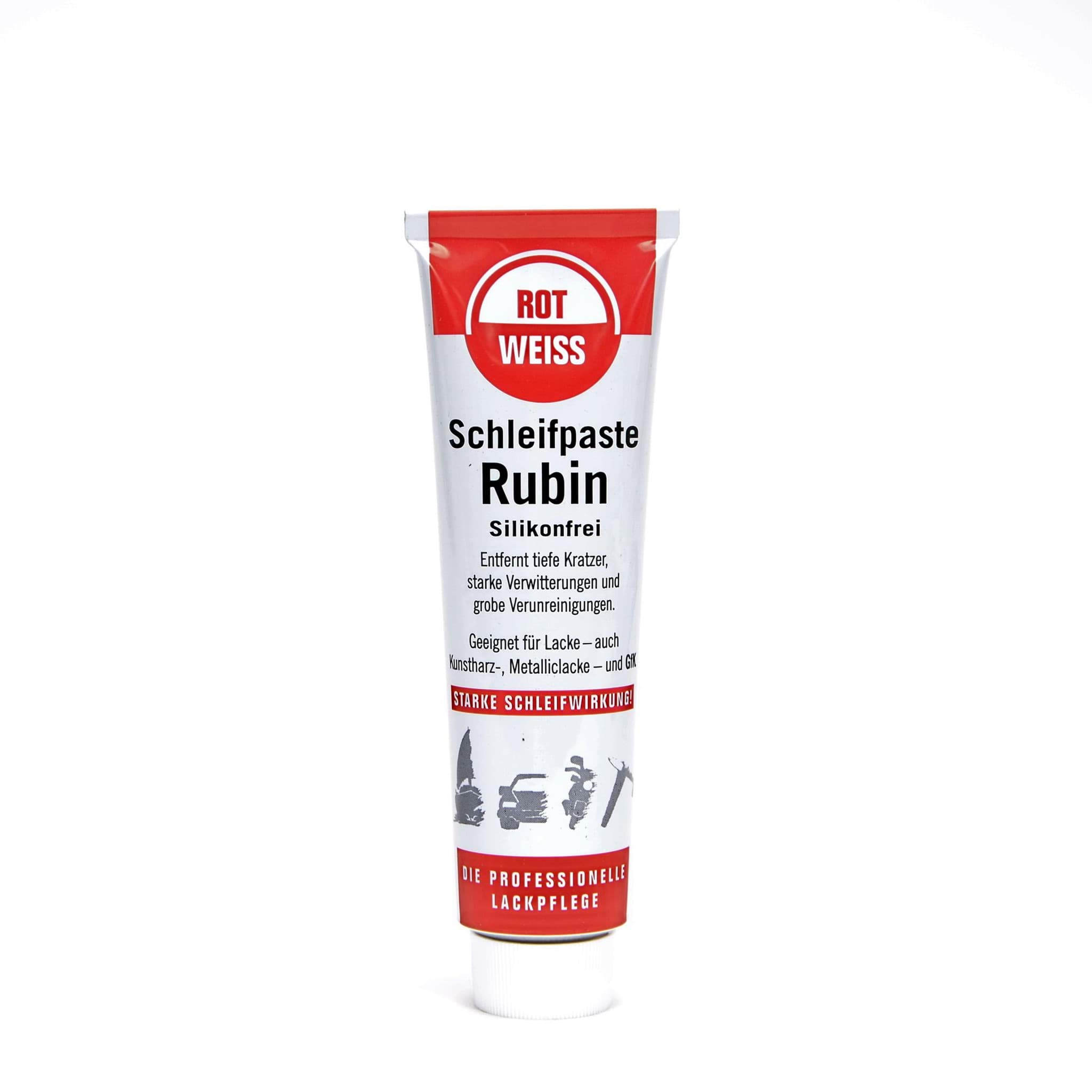 Bild von Schleifpaste Rubin 100ml Rot-Weiss