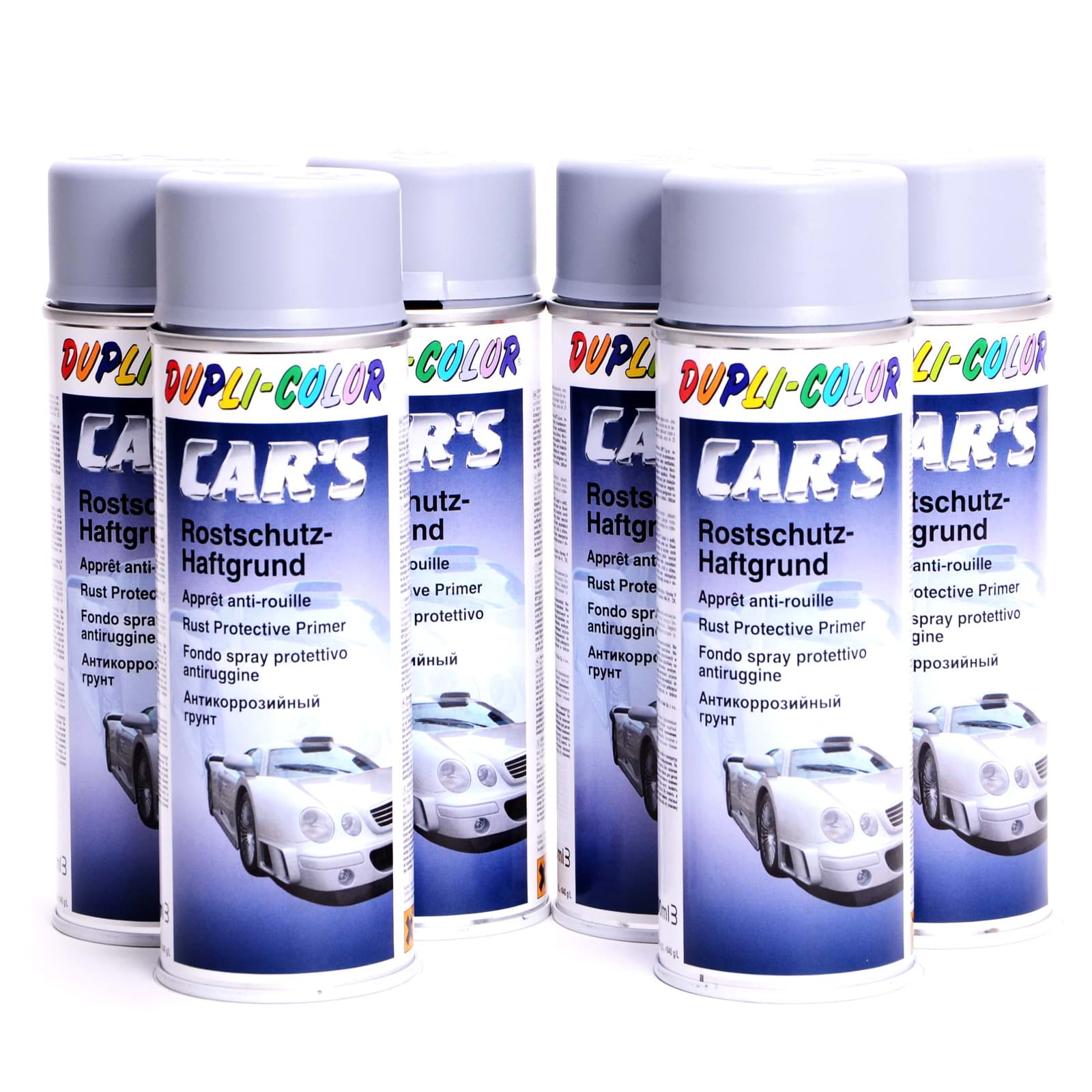 Bild von Duplicolor Cars Lackspray Haftgrund/Rostschutz  400ml 6er Set