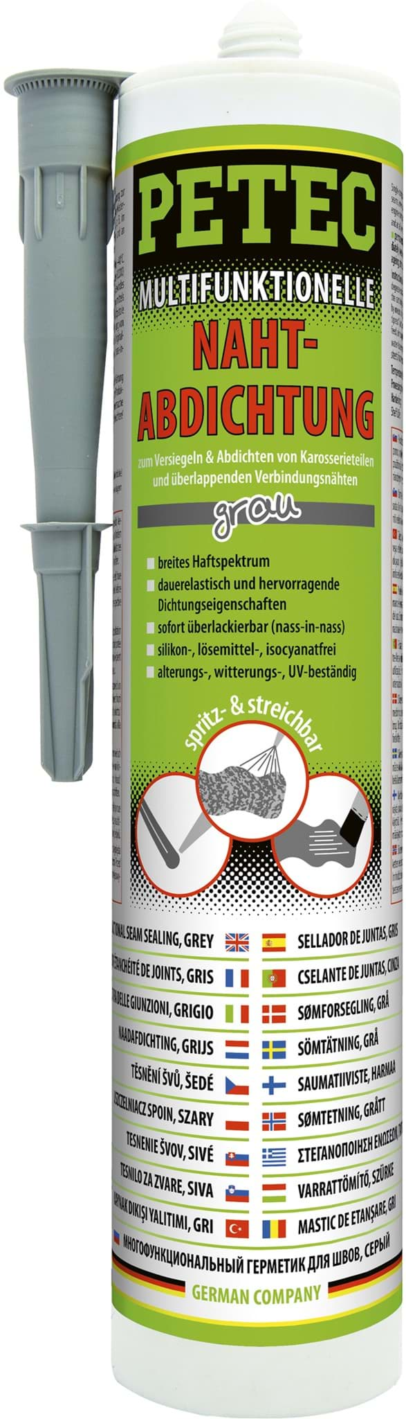 Bild von Petec Multifunkt. Nahtabdichtung 310ml grau