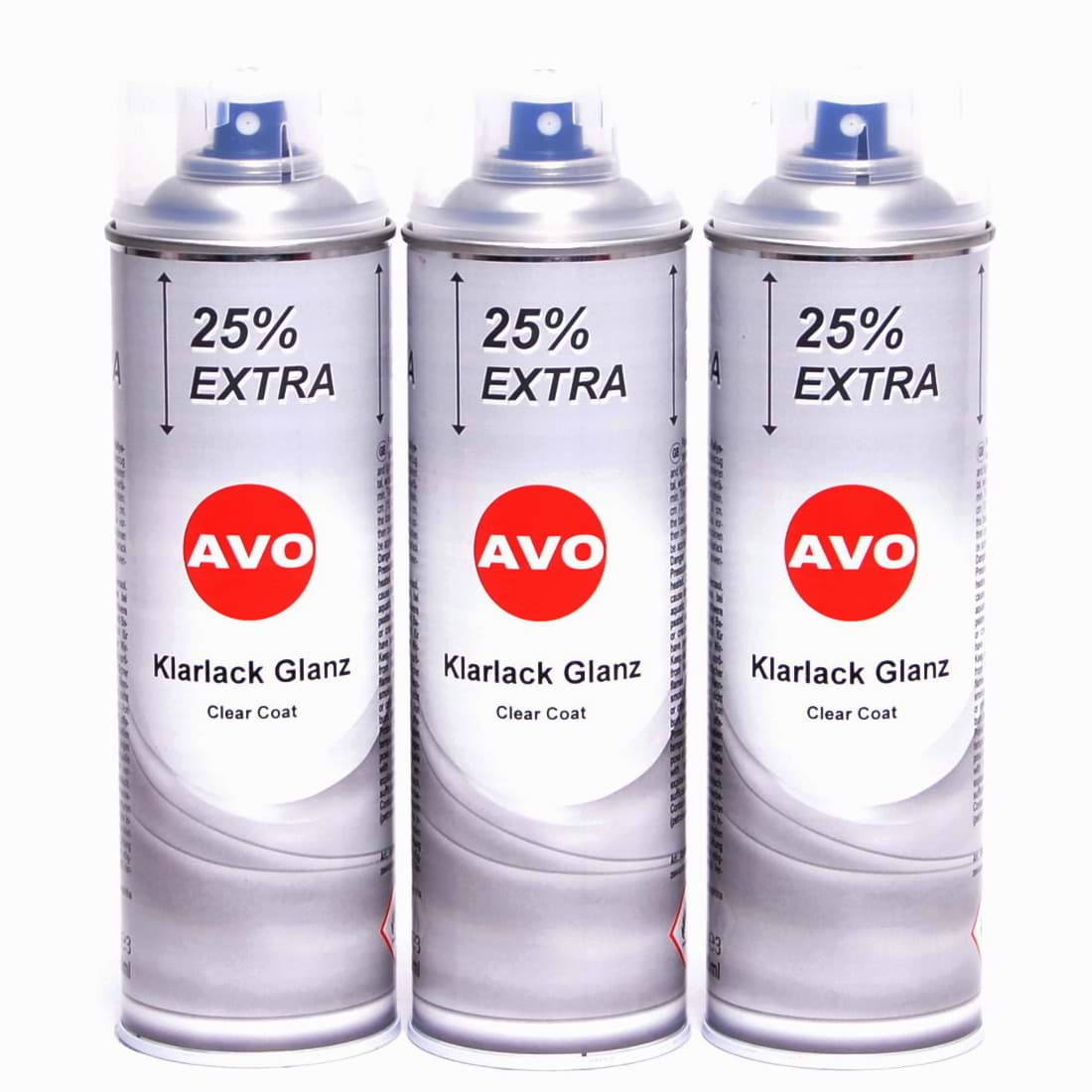 Bild von AVO Klarlack glänzend Lackspray 3 x 500ml