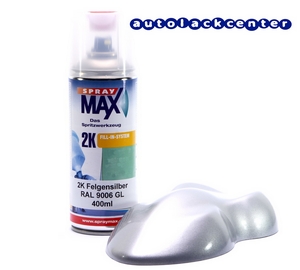 Bild von SprayMax 2K Felgensilber RAL9006 glänzend 400ml