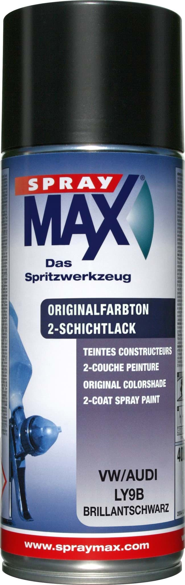 Bild von SprayMax Originalfarbton für VW LY9B brillantschwarz