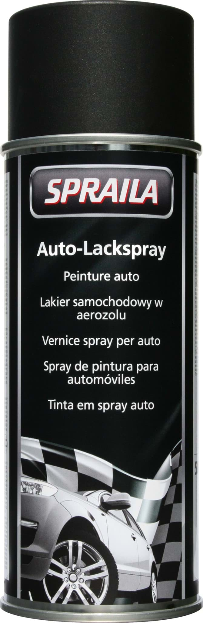 Bild von Spraila Lackspray Universal schwarz matt 400ml K300021