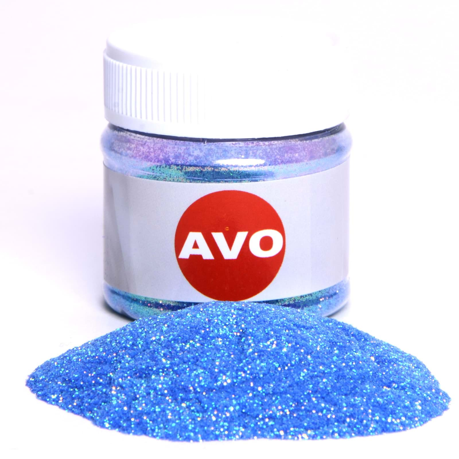 Bild von Avo Metal Flakes iridescent pastel blau 0,2mm