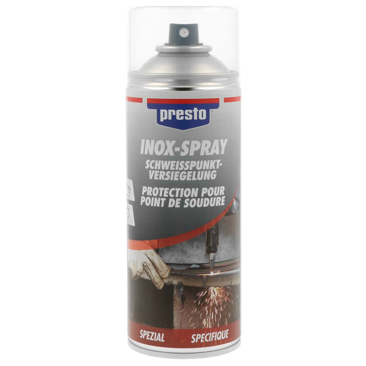 Bild von Presto Inox Spray Schweißpunktversiegelung Edelstahlspray 400ml 322532