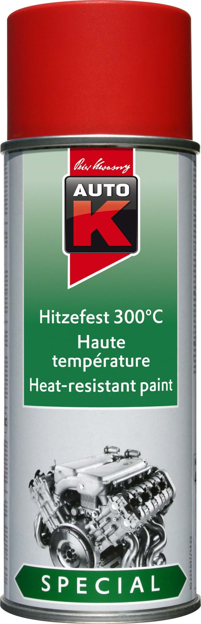 Bild von Lackspray hitzefest 300°C rot von AutoK