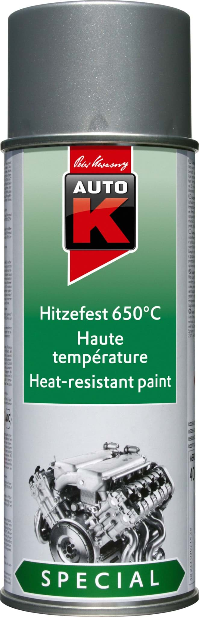 Bild von Lackspray hitzefest 650°C silber von AutoK