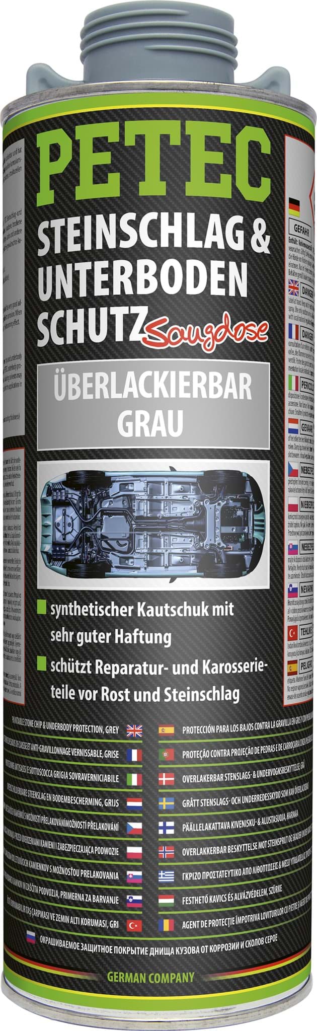 Bild von Petec Unterbodenschutz UBS grau überlackierbar 1L 73310