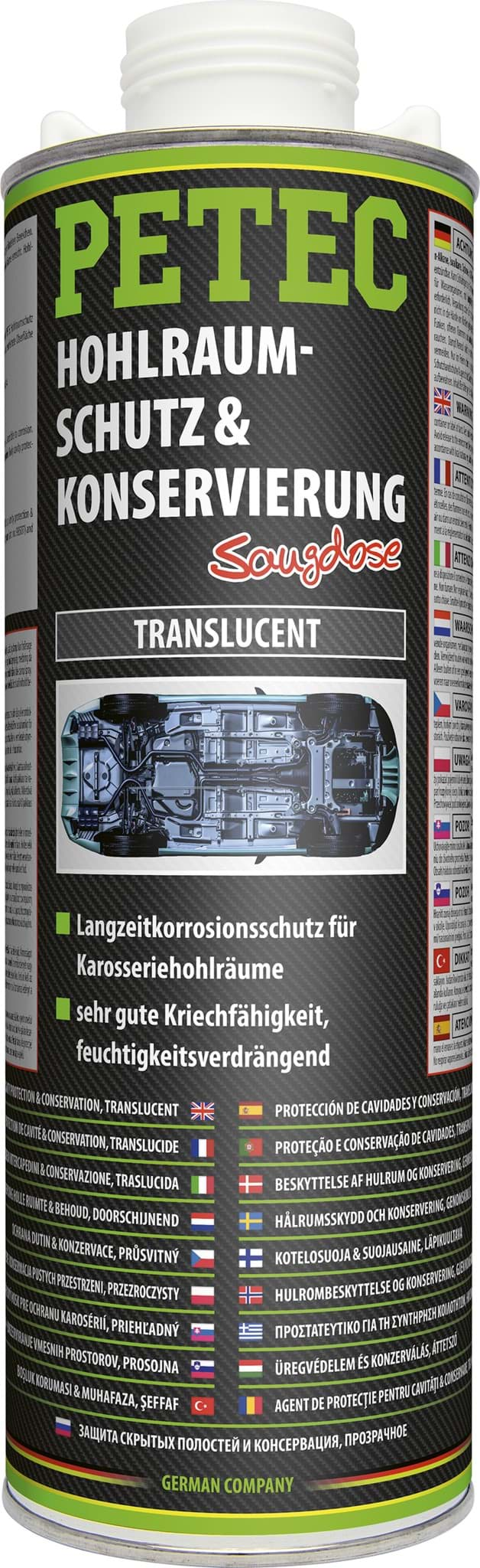 Bild von Petec Hohlraumversiegelung Hohlraumschutz & -Konservierung Transparent 1L 73510