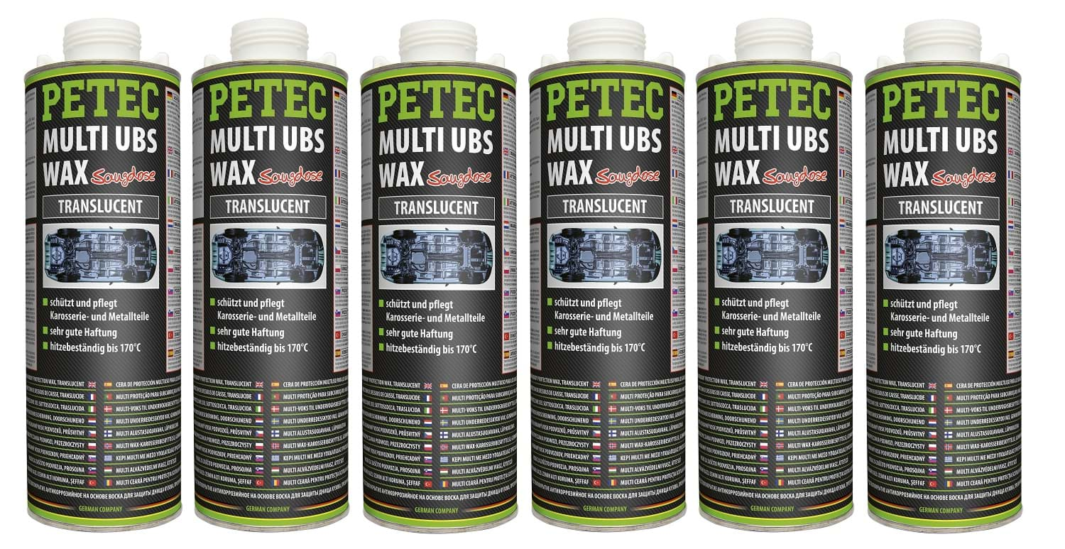 Bild von Petec MULTI UBS WAX Transparent 6 x 1liter 73410