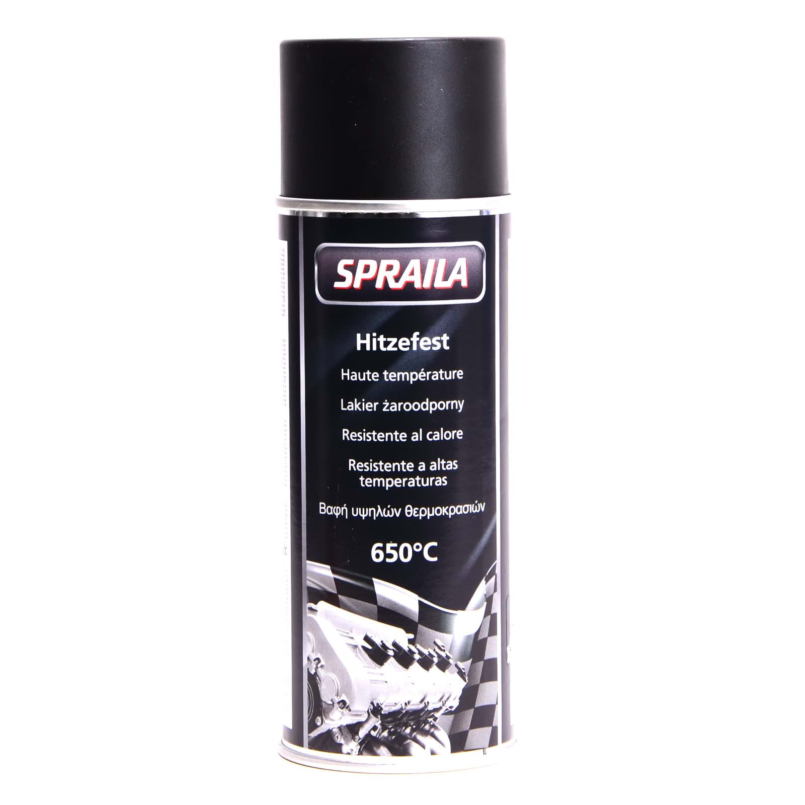 Bild von Lackspray hitzefest schwarz 650°C 400ml Spraila 300041