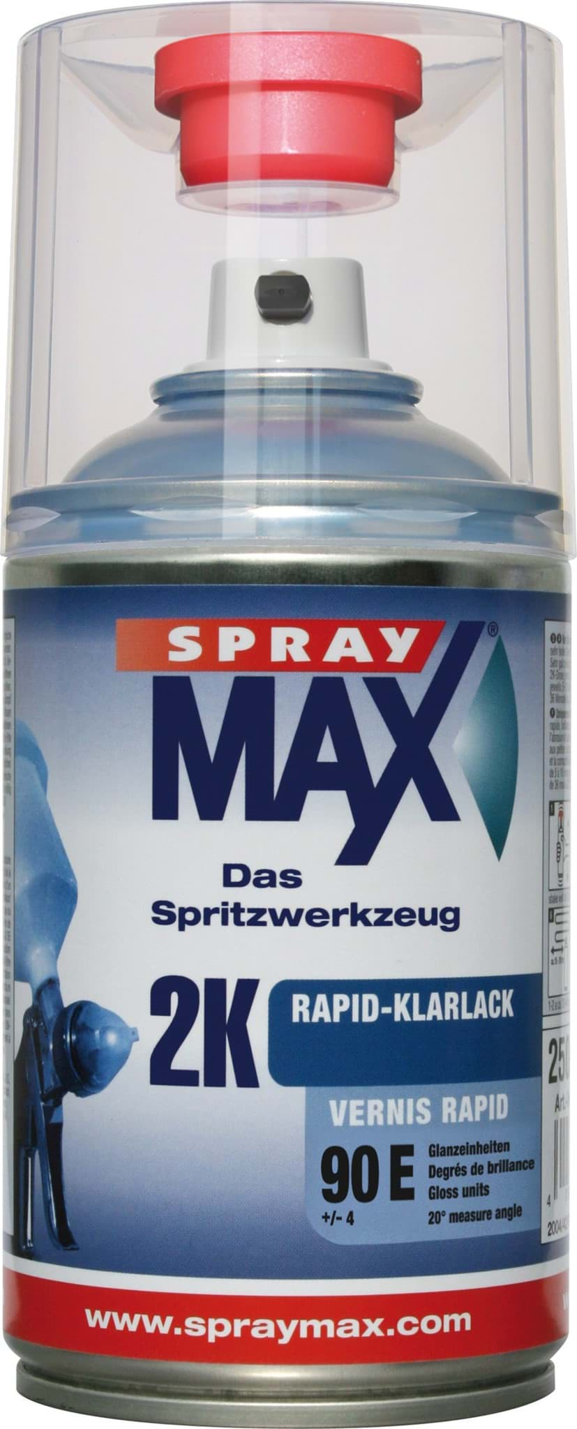 Bild von SprayMax 2K Rapid Klarlack Spray benzinfest 250ml