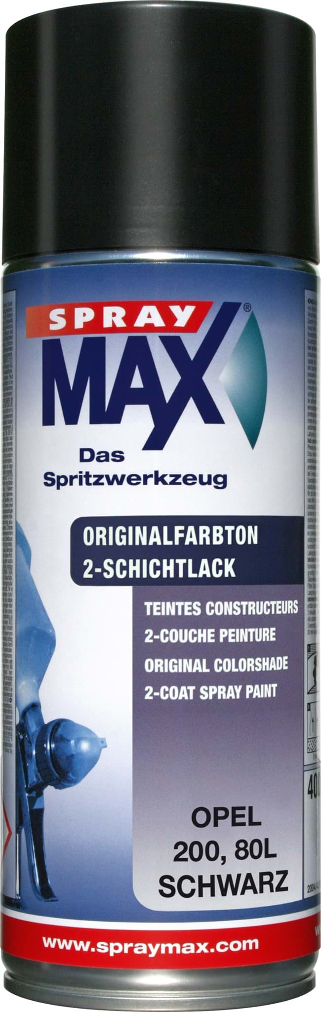 Bild von SprayMax Originalfarbton für Opel 200 schwarz