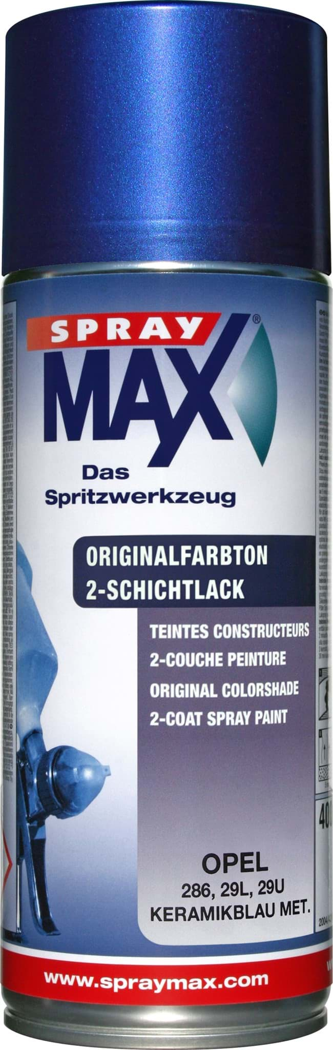 Bild von SprayMax Originalfarbton für Opel 286 keramikblau met.