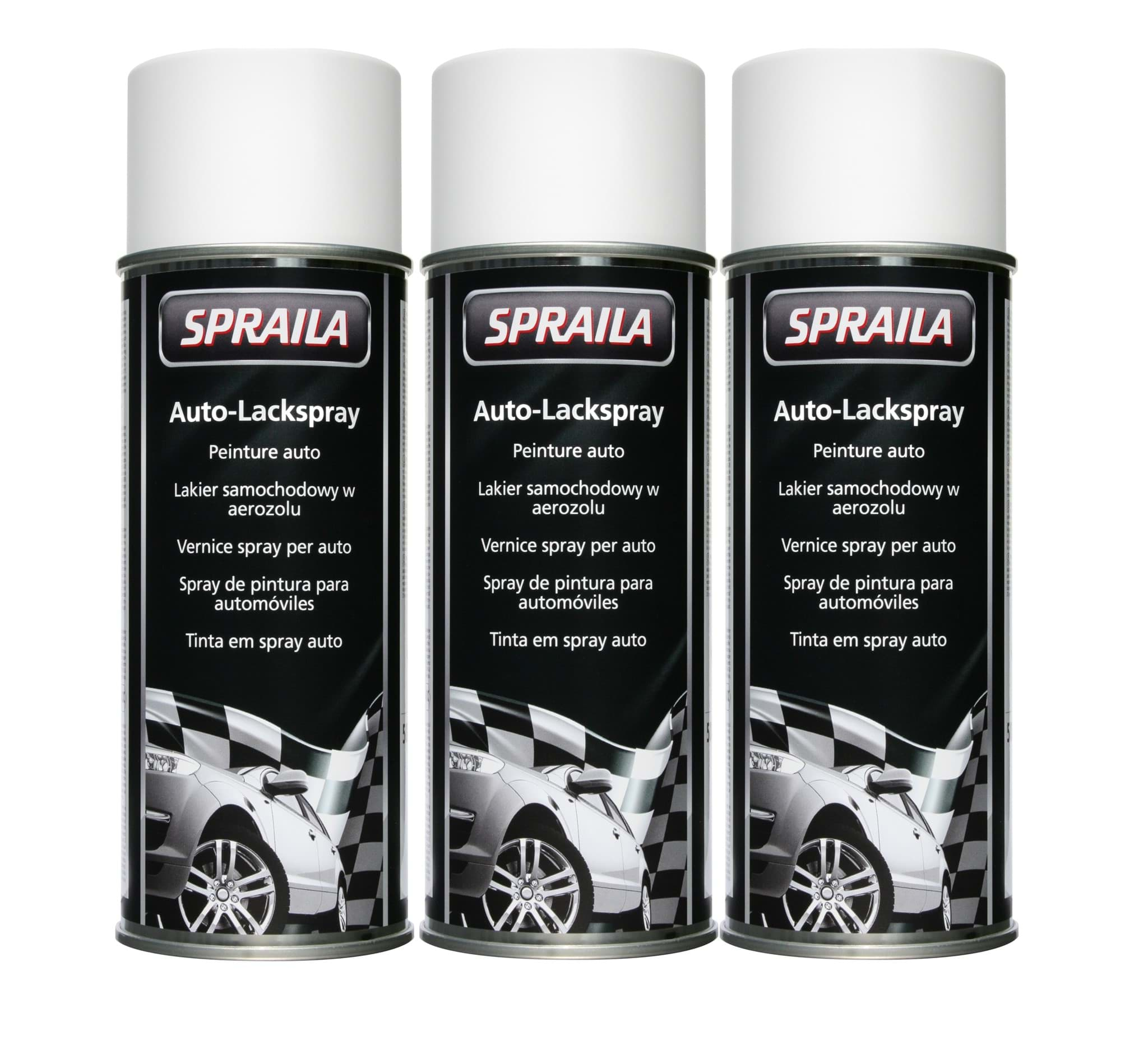 Bild von Spraila Lackspray Universal weiß glanz 3 x 400ml K300004-3