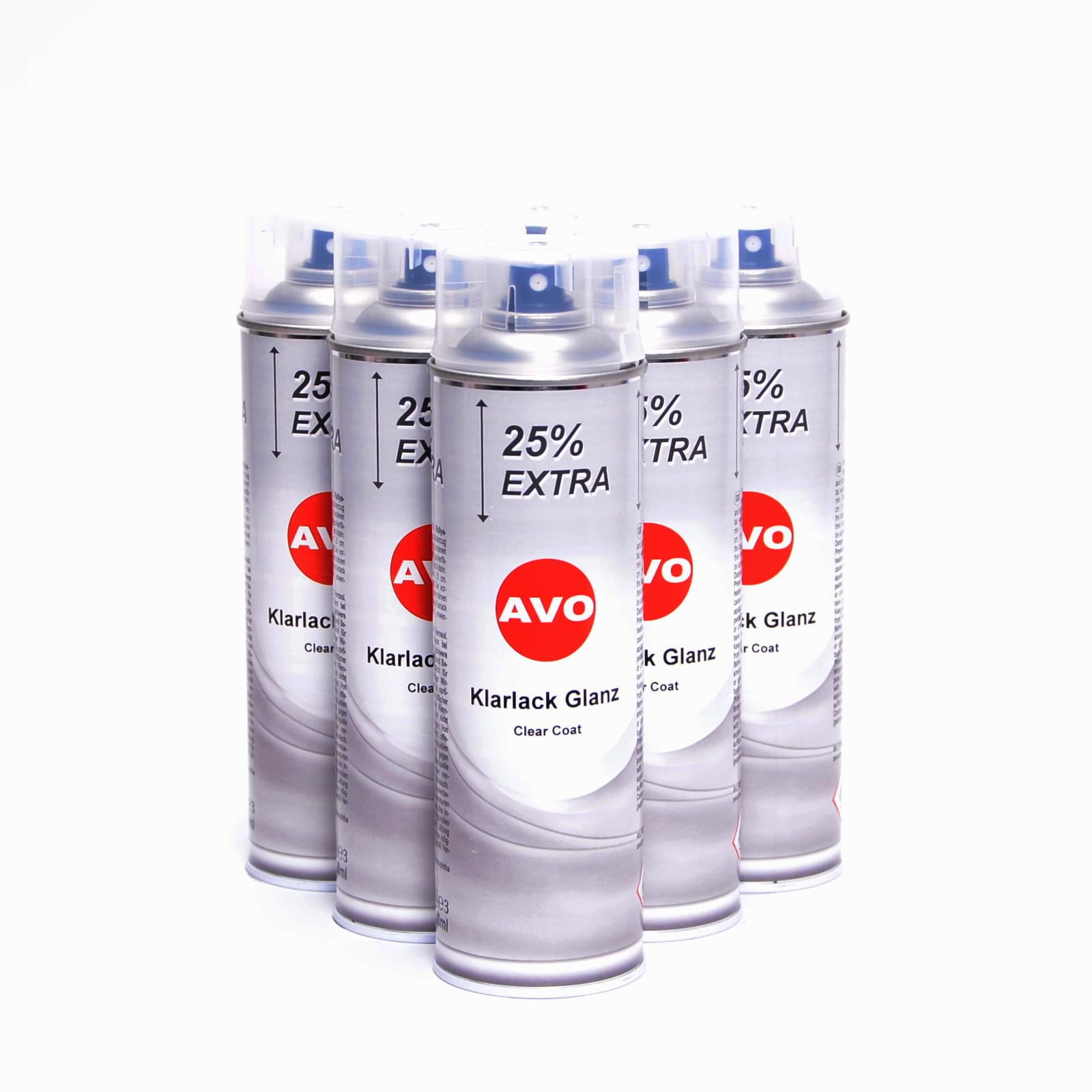 Bild von 6x AVO Klarlack glänzend Lackspray 500ml