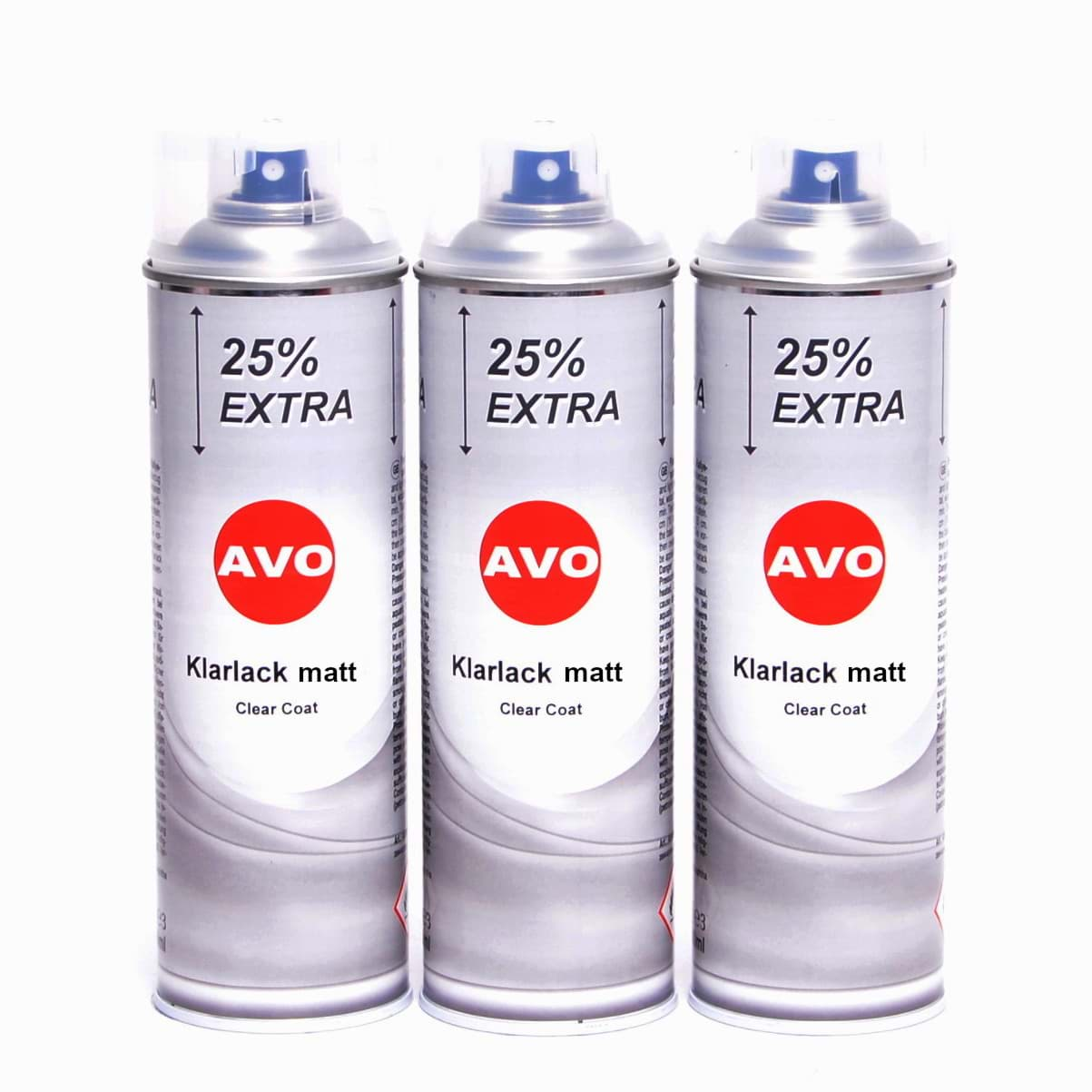 Bild von AVO Klarlack matt Lackspray 3 x 500ml