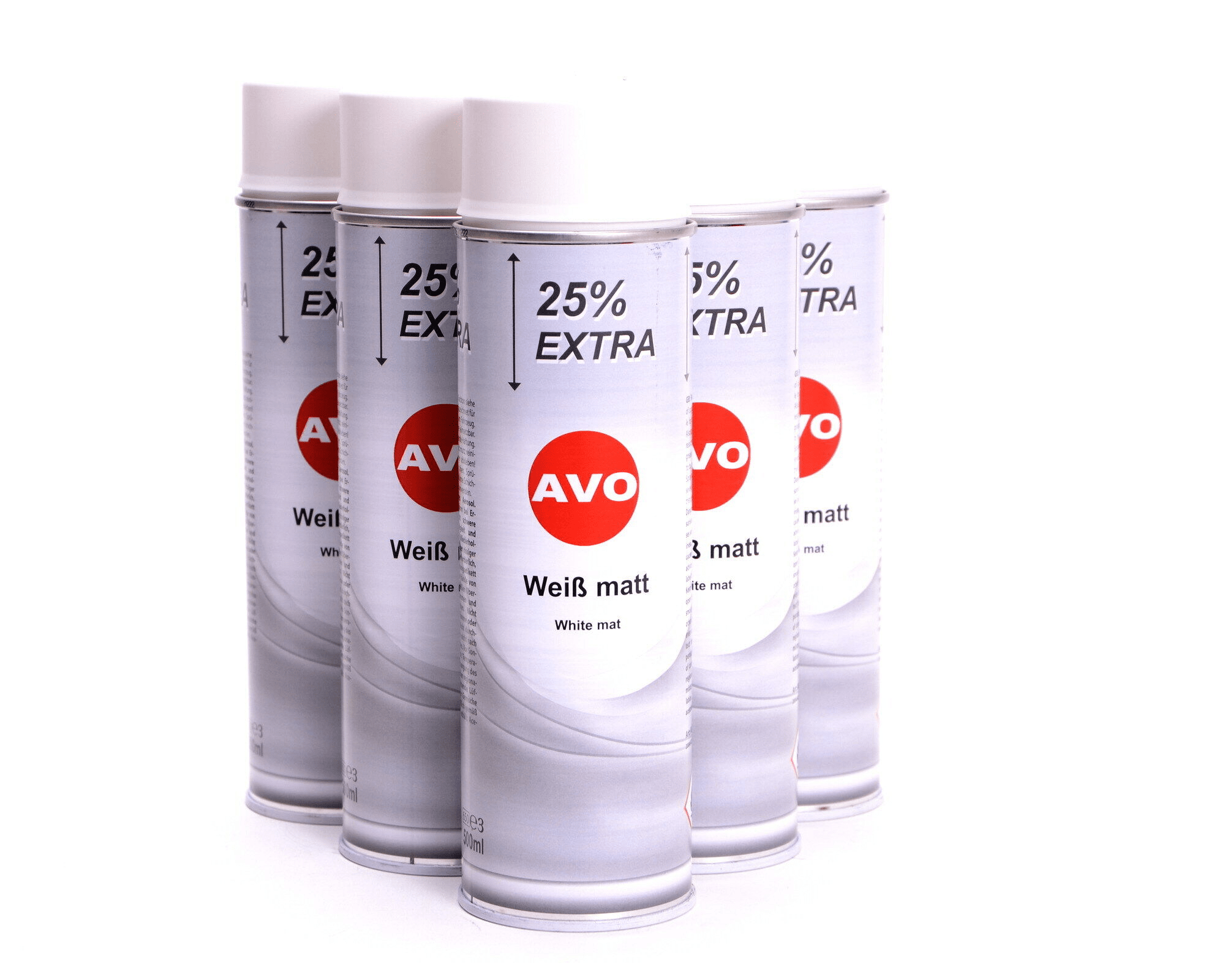 Bild von AVO Weiss Matt Lackspray 6x500ml