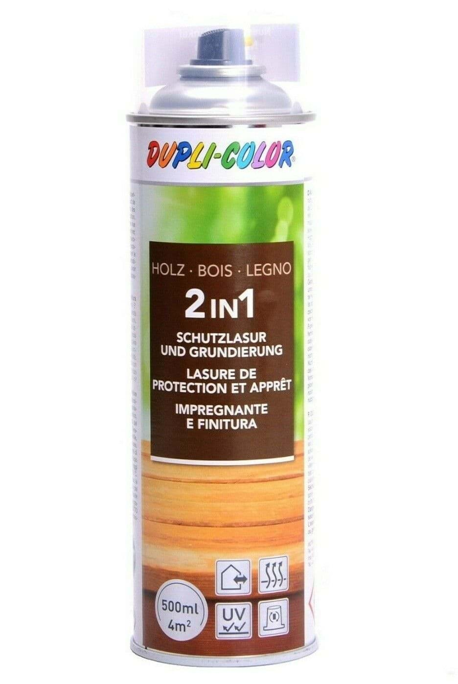 Bild von DUPLI-COLOR Holzschutzlasur 2 in 1 Transparent 500ml 