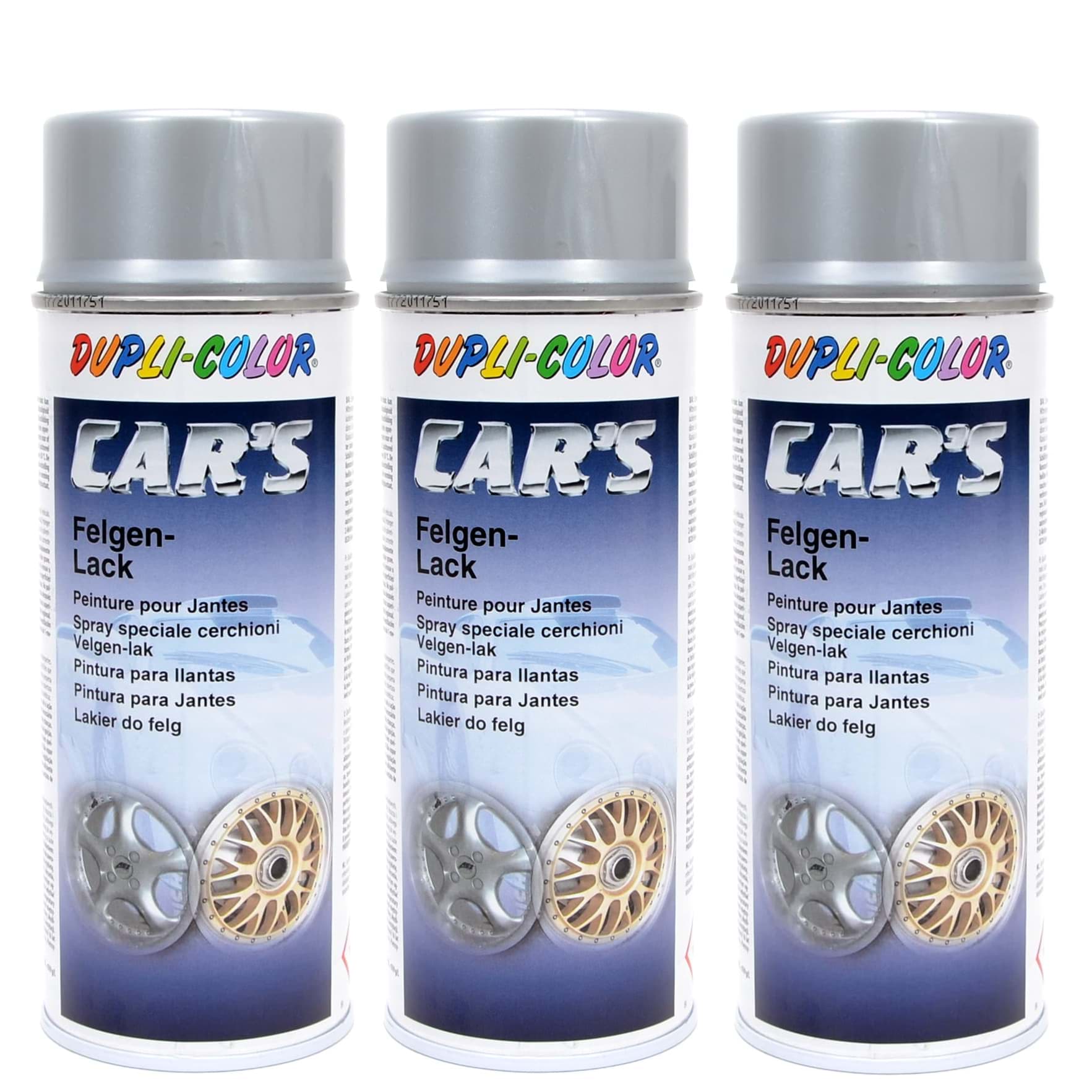 Bild von Dupli Color Cars Felgensilber 3x 400ml Aerosoldosen